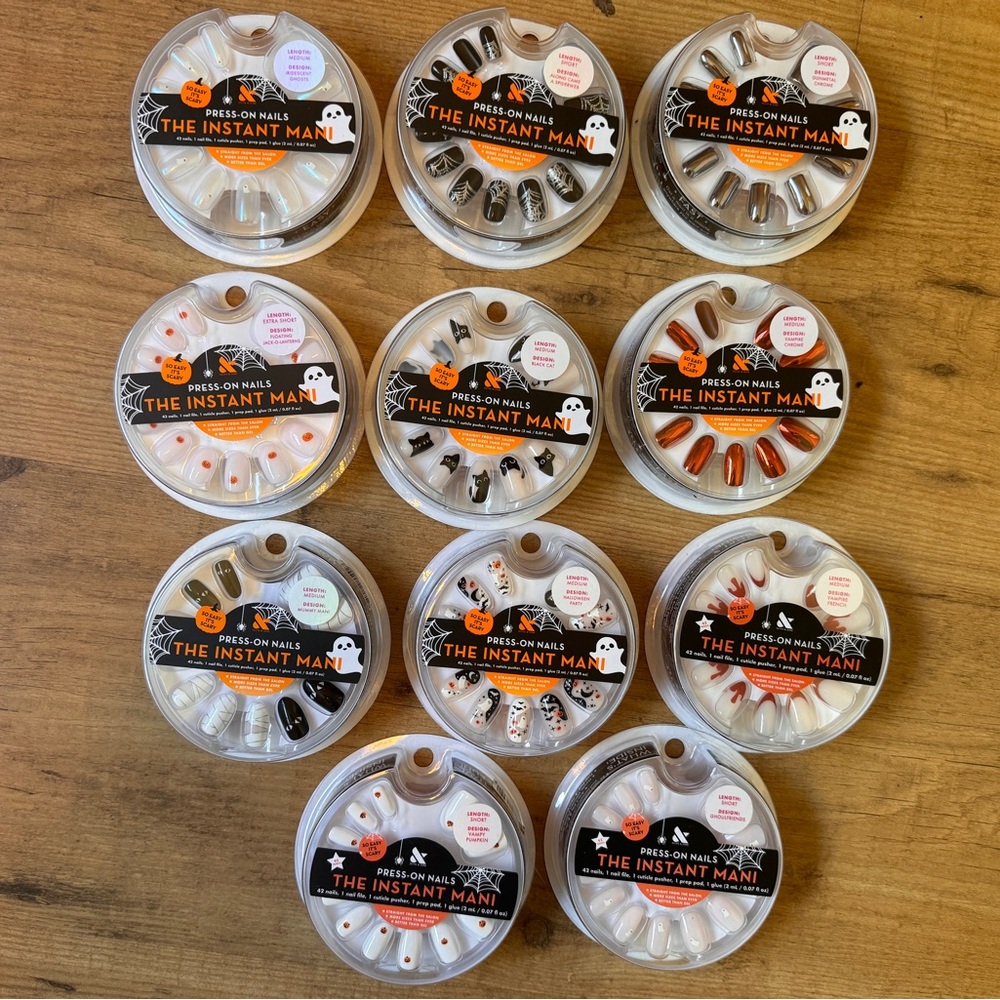 🎃 Olive & June 11 unopened sets of Halloween press ons and removal kit 🎃